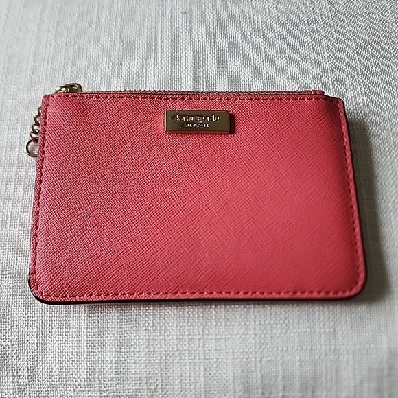 kate spade Handbags - Used pink Kate Spade card/change wallet‎